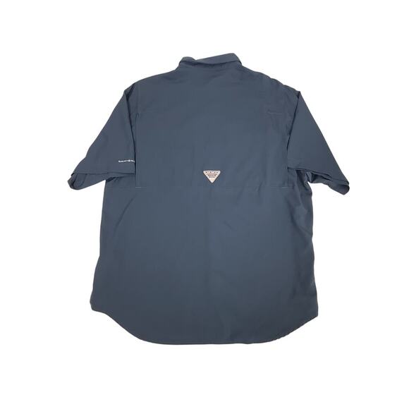 Columbia Adult men's UPF performance blue Size large Fishing Outdoors - Picture 2 of 9